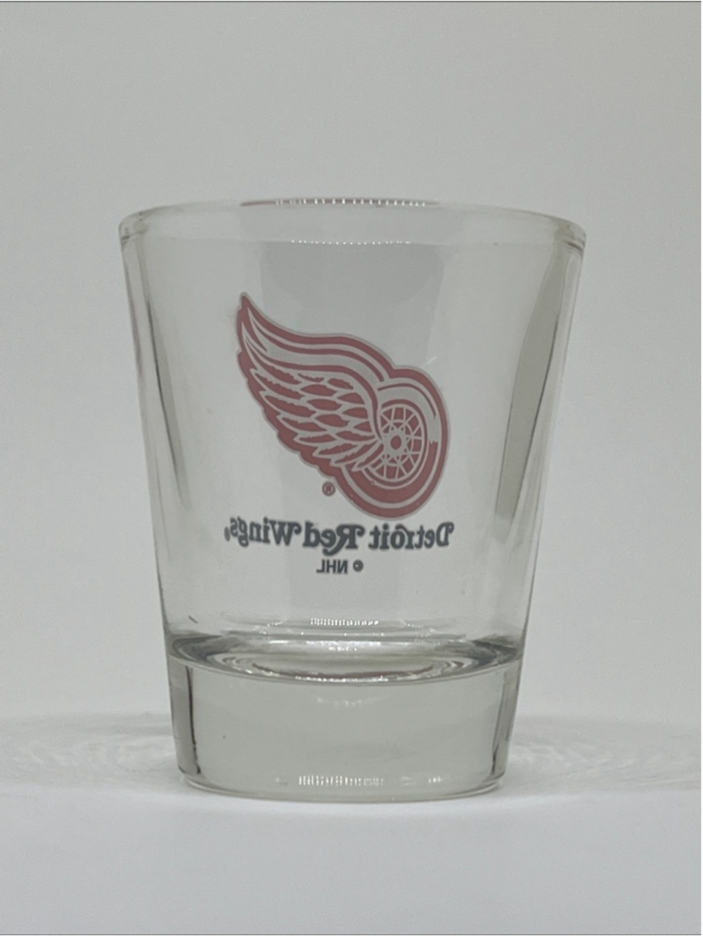 Detroit Red Wings Red Logo Shot Glass - Picture 2 of 2